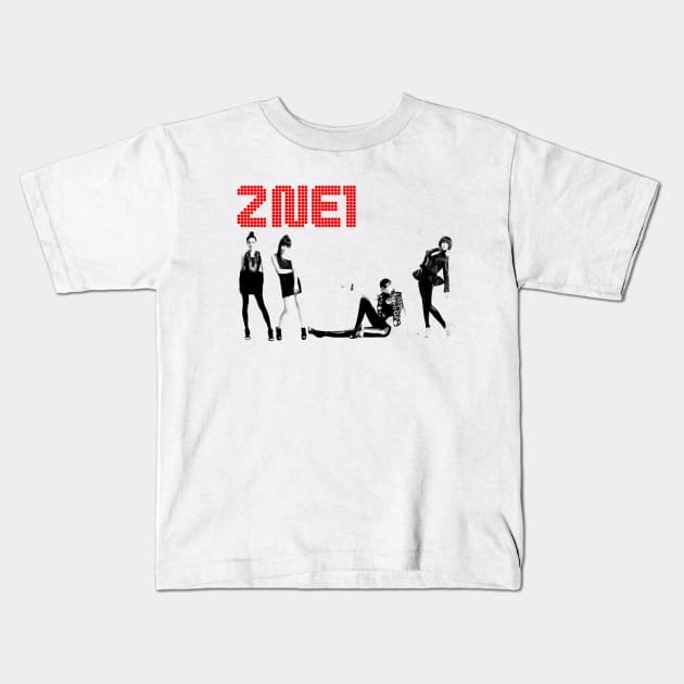 2ne1 Kids T-Shirt by BerryBlossoms